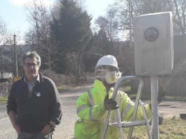 Martin Earl and a traffic camera